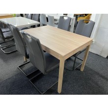 Zostava: stôl BERGAMO + stolička DCL-613 grey (LC)